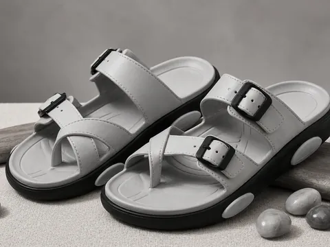 Slideez Article 111 — Cross-Strap Sandal